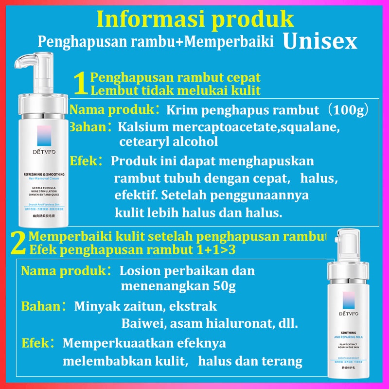 Semprotan Krim penghapusan rambut cepat Unisex Lembut tidak melukai kulit Tanpa Rasa Sakit ·Aman untuk Ibu Hamil Menghilangkan Bulu dari Bagian Pribadi,ketiak, bulu kemaluan, kaki, dada, lengan, jenggot, semi-permanent hair removal cream