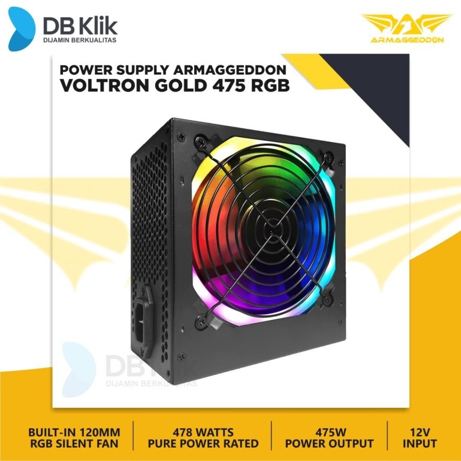 Power Supply Armaggeddon Voltron Gold 475 RGB |