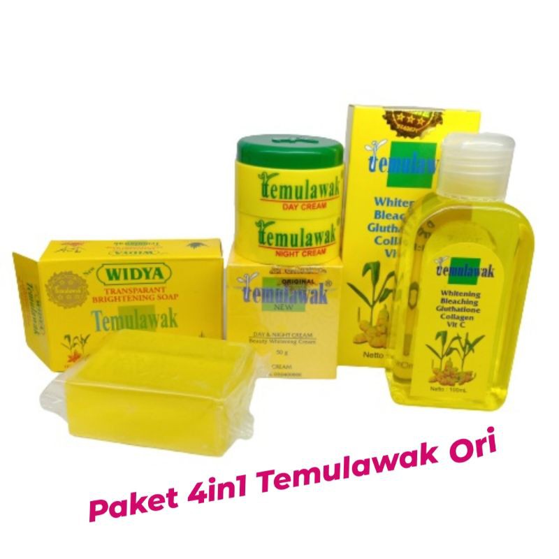 Paket Hemat Temulawak // Paket 4in1 Tm Ori Asli