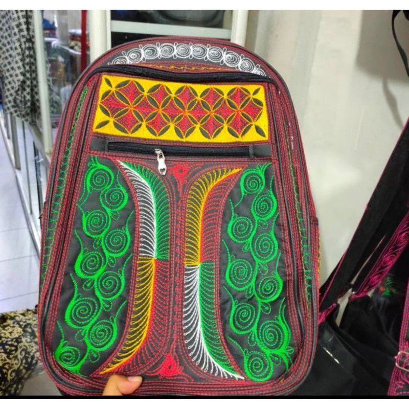 Tas ransel besar full bordir khas aceh