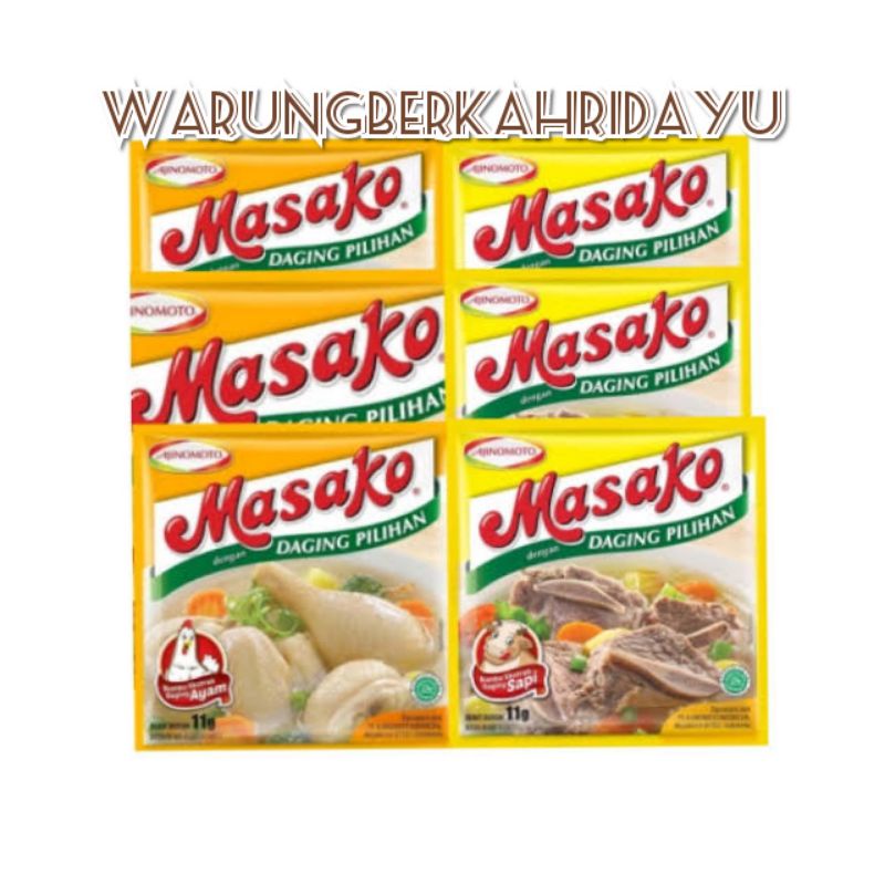 Jual Masako Kaldu Penyedap Rasa Ayam Dan Sapi Renceng Isi Pcs Shopee Indonesia