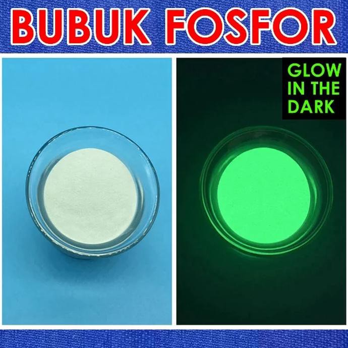 Bubuk Fosfor Hijau Strontium Serbuk Glow In The Dark