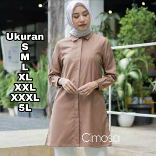 Cimosa Tunik  UKURAN  S M L XL XXL  XXXL 5L ATASAN JUMBO 