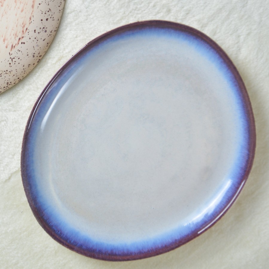 Piring Dinner Plate Rusty Blue Cafe Resto