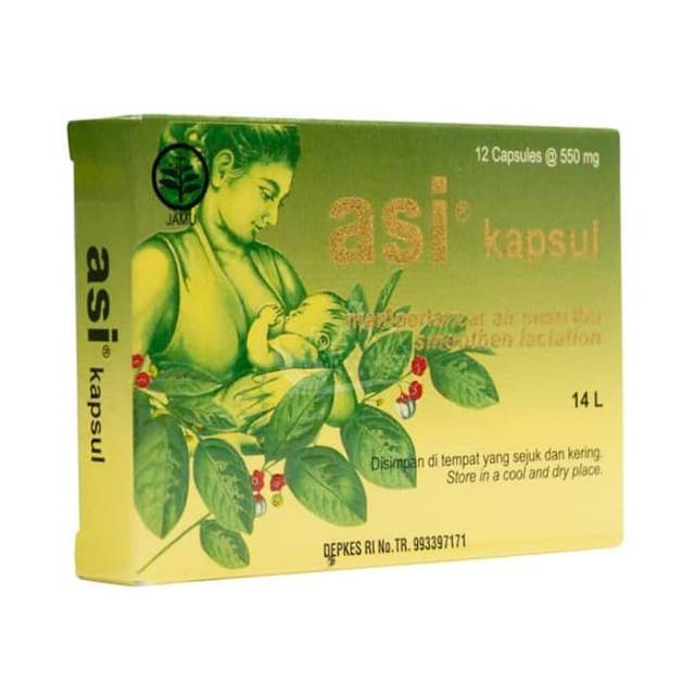

Asi 12 capsul - untuk membantu melancarkan air susu ibu (ASI)