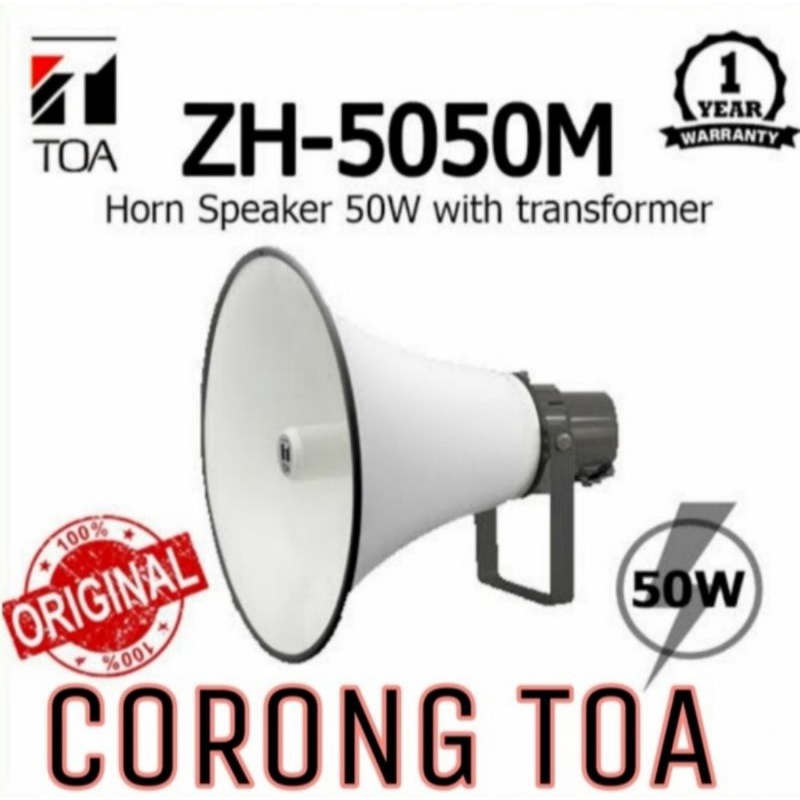 TOA 50 Watt Corong Toa ZH-5050 M Speaker Corong Toa Horn Matching Ori