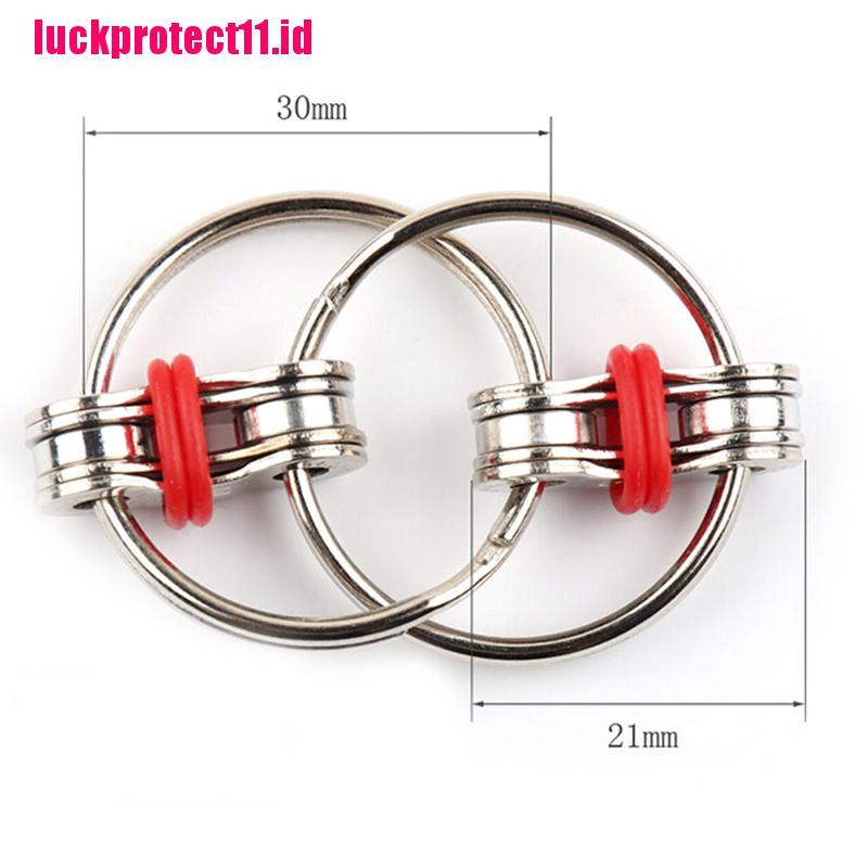 Lucktoy Edc Fidget Hand Spinner Bentuk Rantai Untuk Menghilangkan Stress