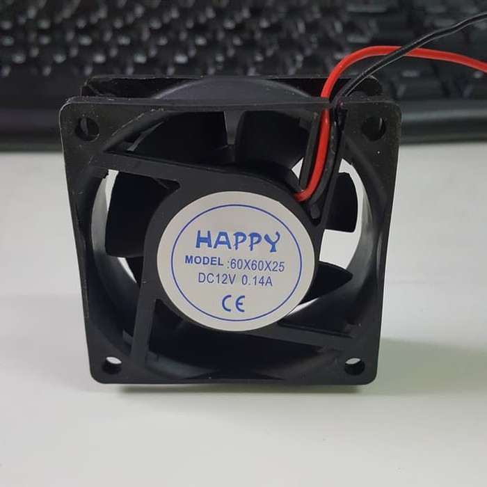 Kipas FAN DC 12V 6x6 cm Cooling Fan 12V DC Kipas Pendingin 6 x 6cm