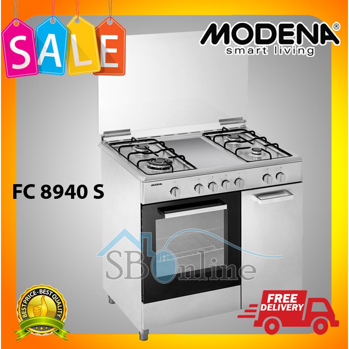 Freestanding Cook Top Gas Oven 90 CM FANO - FC 8940 S