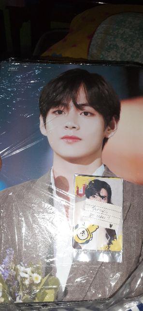 [ Ready ] Bts Poster Frame Kayu Solid