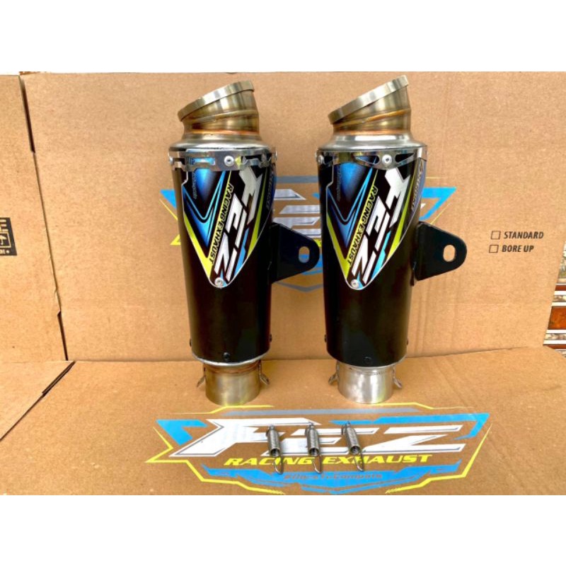 KNALPOT (SILINCER ONLY) BLACK COATING BY FEZ RACING EXHAUST