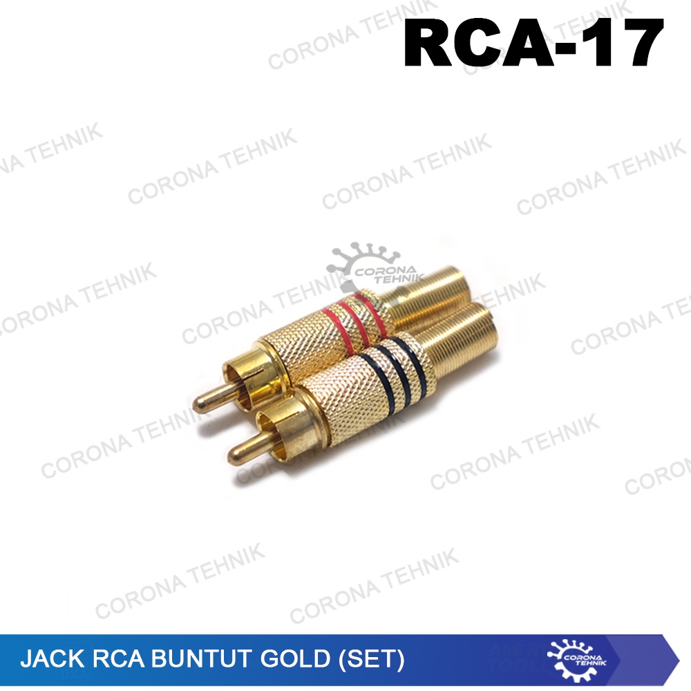 Buntut Gold Set Jack RCA