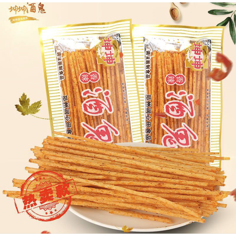 (HALAL) 坤坤酒鬼辣条 Kun Kun Crispy Latiao 20gr