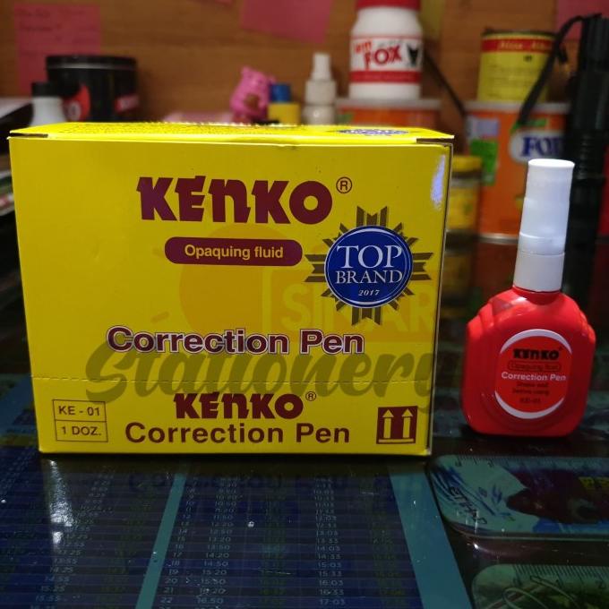 

Office & Stationery | Alat Tulis | Tip Ex Ke01 Kenko 1Pak Isi 12Pc | Best Seller