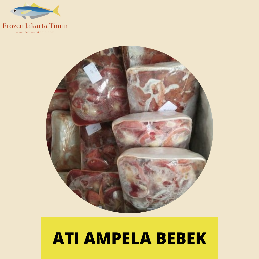 Ati Ampela Bebek Frozen Jakarta 1 KG untuk Restoran Catering Warteg atau Partai Besar Lainnya