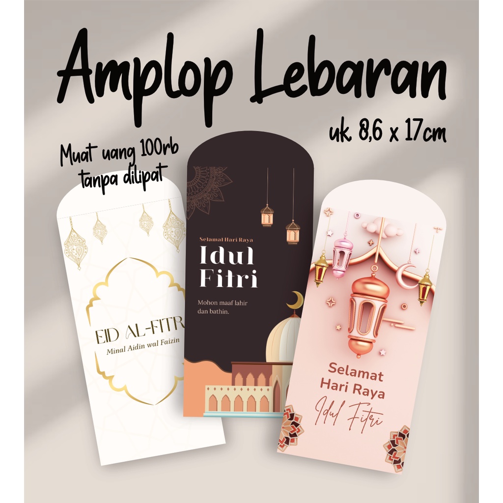 

AMPLOP / ANGPAU / EDISI LEBARAN / IDUL FITRI ( ISI 5PCS ) | SUN PRINTING