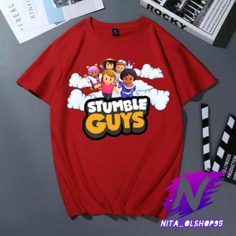 baju anak stumble guys adventur terbaru kaos stumble guys