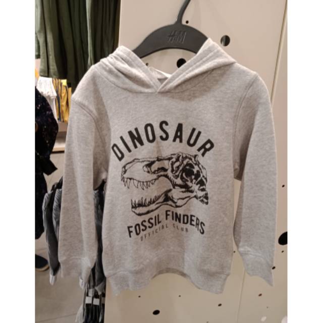 Sale hnm jaket anak laki laki grey dino (4-6y )