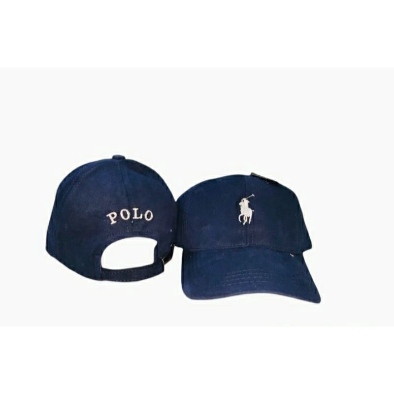 (BISA COD) TOPI BASEBALL POLO NAVY