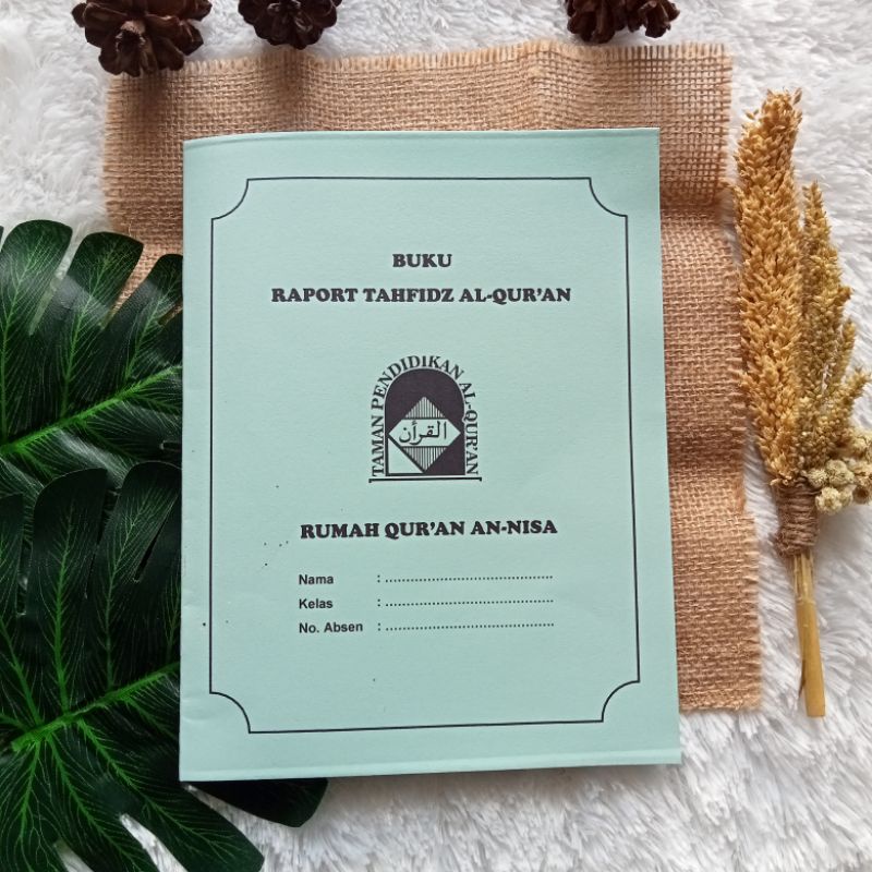 

BUKU RAPORT TAHFIDZ/PRESTASI SANTRI se UK. BUKU TULIS