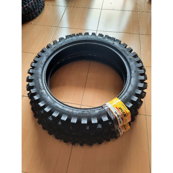 Ban Trail Dunlop DGX - 01 ukuran 18 - 21 lebar belakang 18 - 110/100