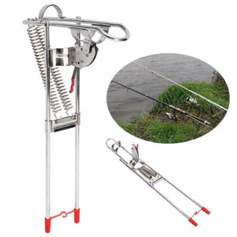 Cagak Bracket Jagrak Joran Pancing Stenlis Otomatis