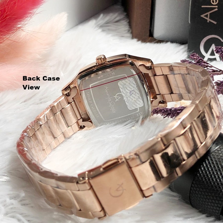 ORIGINAL Jam Tangan Wanita Alexandre Christie Stainles AC 2454 / AC2454 / 2454 Garansi Resmi 1 Tahun