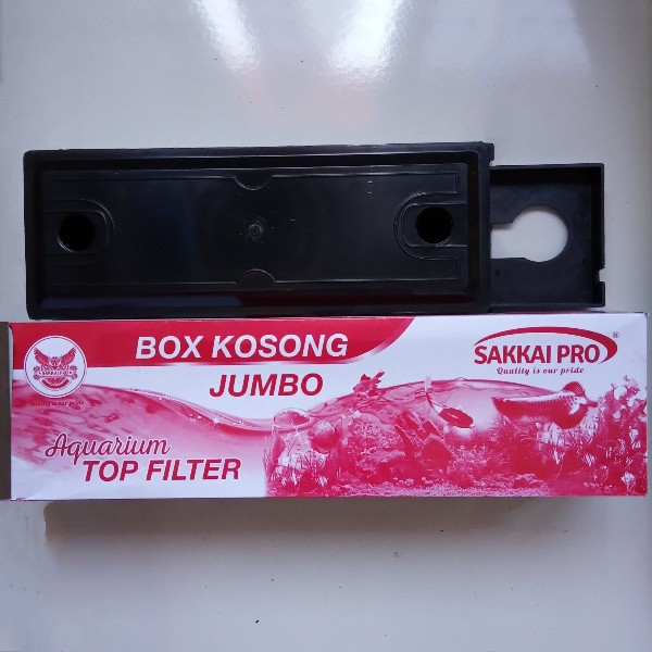 Sakkai Pro Box Kosong Jumbo Kotak Boks Top Filter Aquarium Akuarium