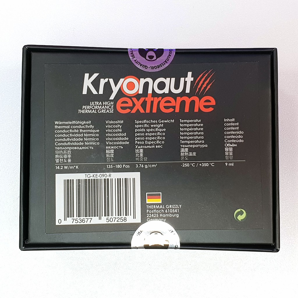 Thermal Grizzly Kryonaut EXTREME Thermal Paste 9mL 33.84 Gram BOTOL