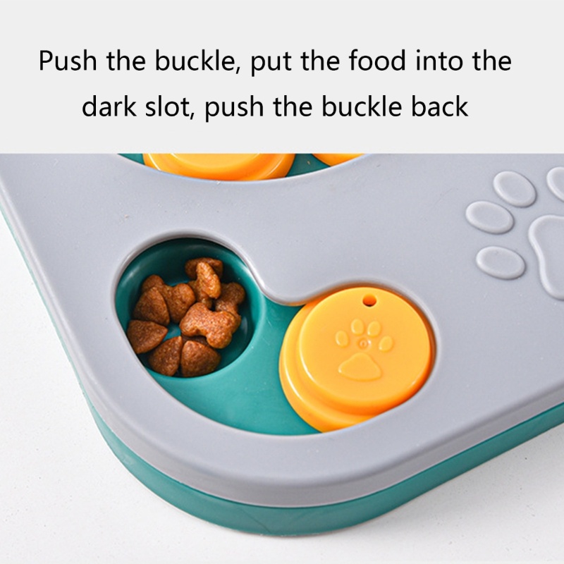 Mainan Puzzle Dispenser Makanan Untuk Pelatihan IQ Anjing Dan Kucing