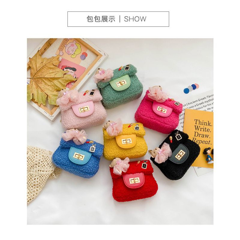 Tas anak perempuan import manik parfum