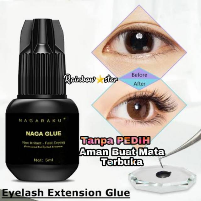 Paket DIAMOND Eyelash Extension NAGARAKU PREMIUM ELLIPSE Super Soft