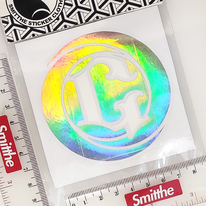 Stiker GFRIEND BUDDY Logo Cutting Sticker Waterproof Hologram Rainbow