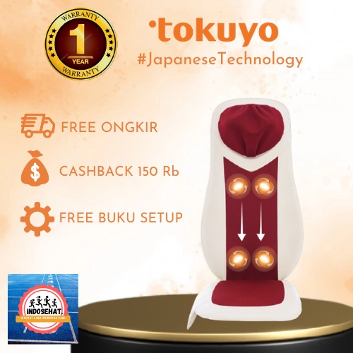 TOKUYO 3D Massage Cushion TH-510 - Kursi Mesin Pijat Punggung Elektrik