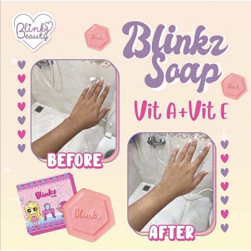 BLINKZ SOAP BRIGHTENING SABUN PEMUTIH BADAN 60 GRAM