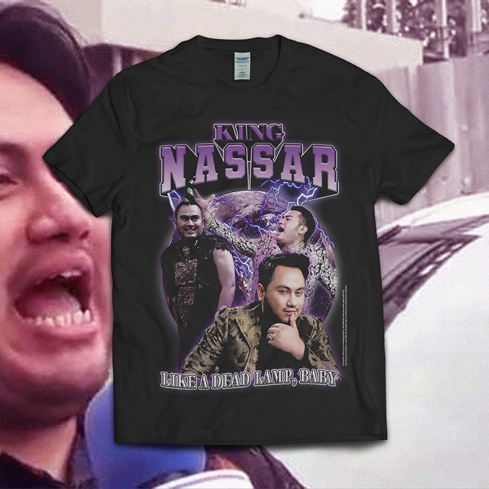 KAOS/BAJU - KING NASSAR bootleg concept tees