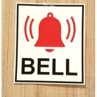 

SIGN STICKER BELL UK 5 x 5 CM & 10 X 10CM STIKER BEL STIKER BELL