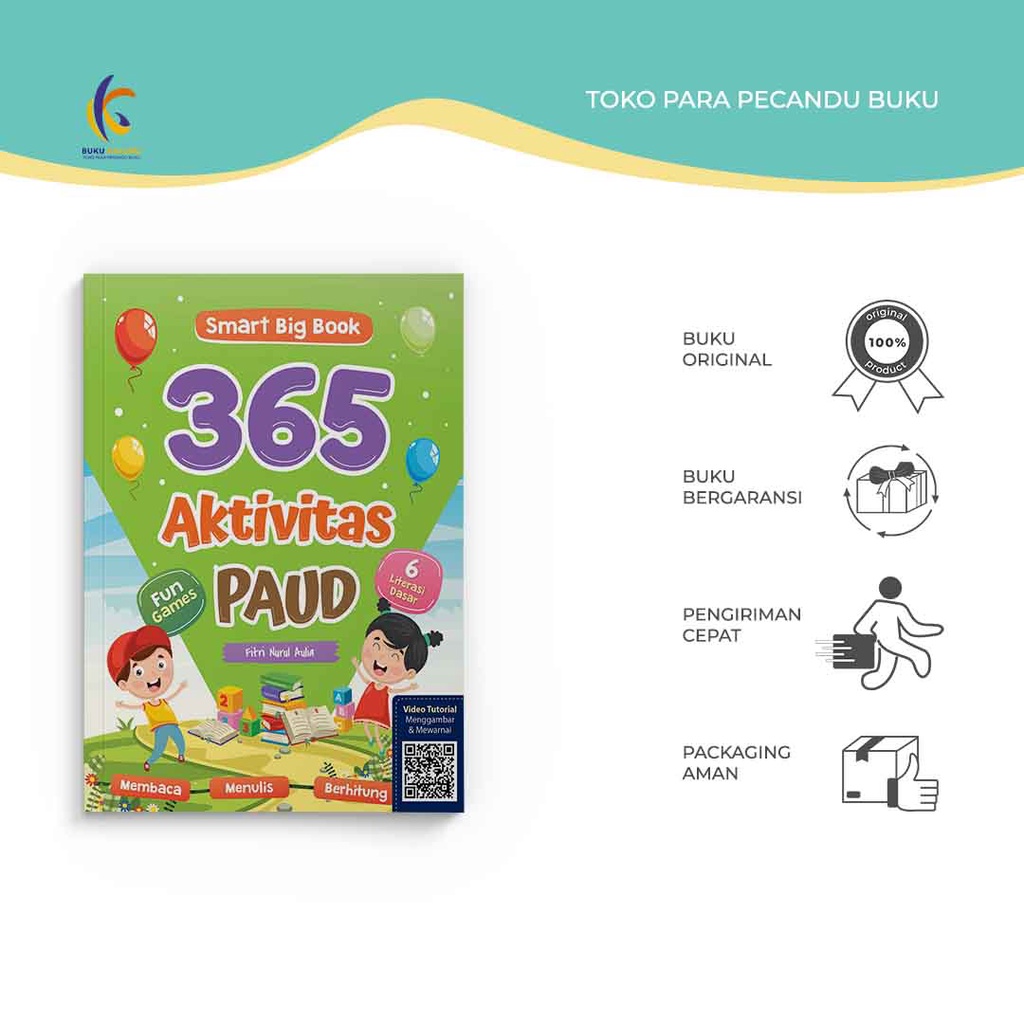 Buku Anak - Smart Big Book ; 365 Aktivitas Anak Paud - Cikal Aksara - Fitri Nurul Aulia - Bukukaluku