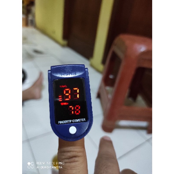 Fingerprint oxy meter