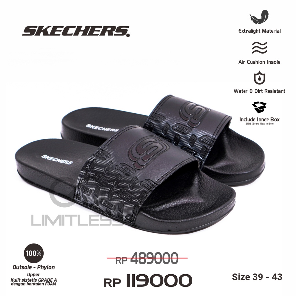 Zerolimit - Sandal Slip On Pria Casual Sendal Selop Cowok Keren Empuk Sandal Slide Pria Terbaru