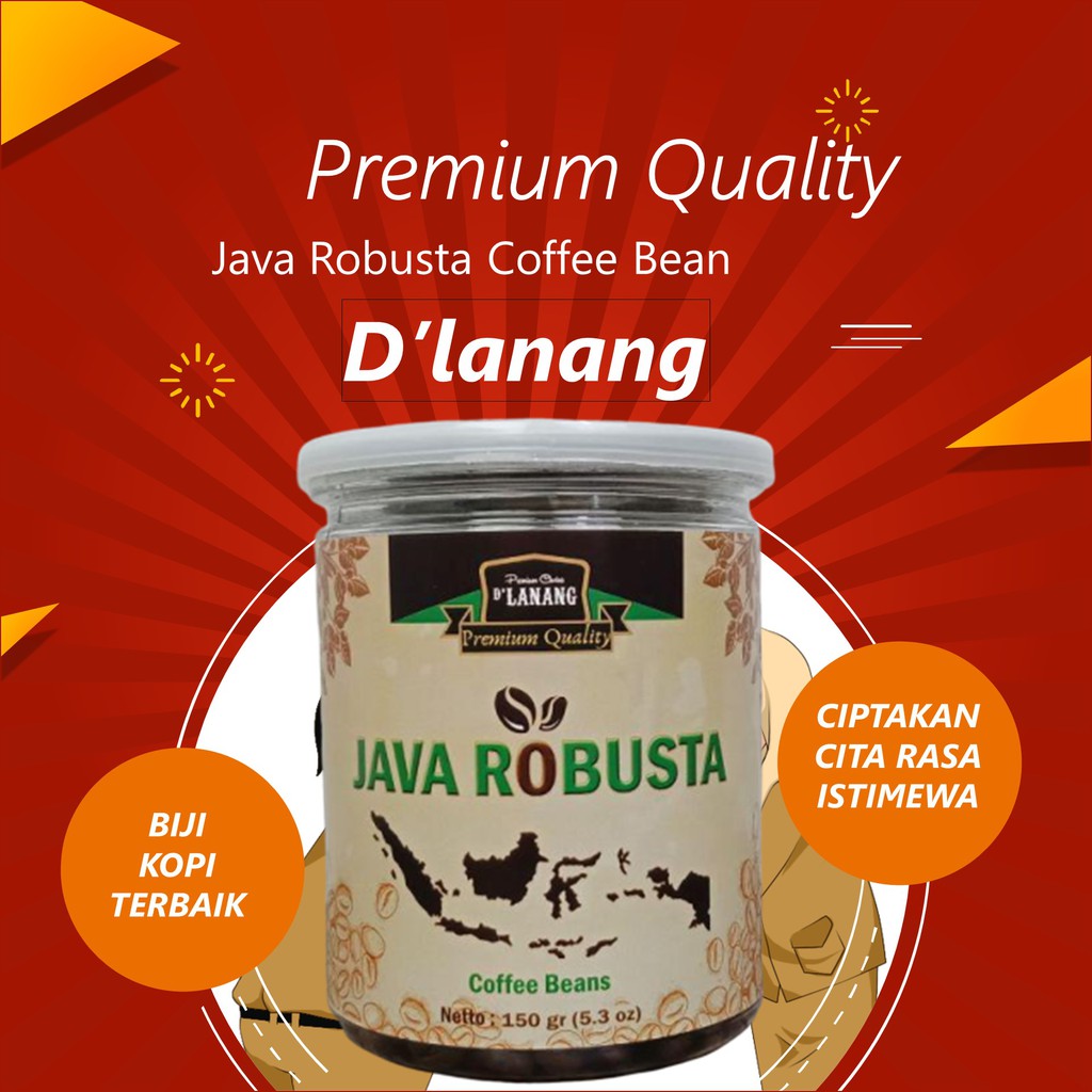 

TERLARIS Cofee Bean Java Robusta D'Lanang SNI