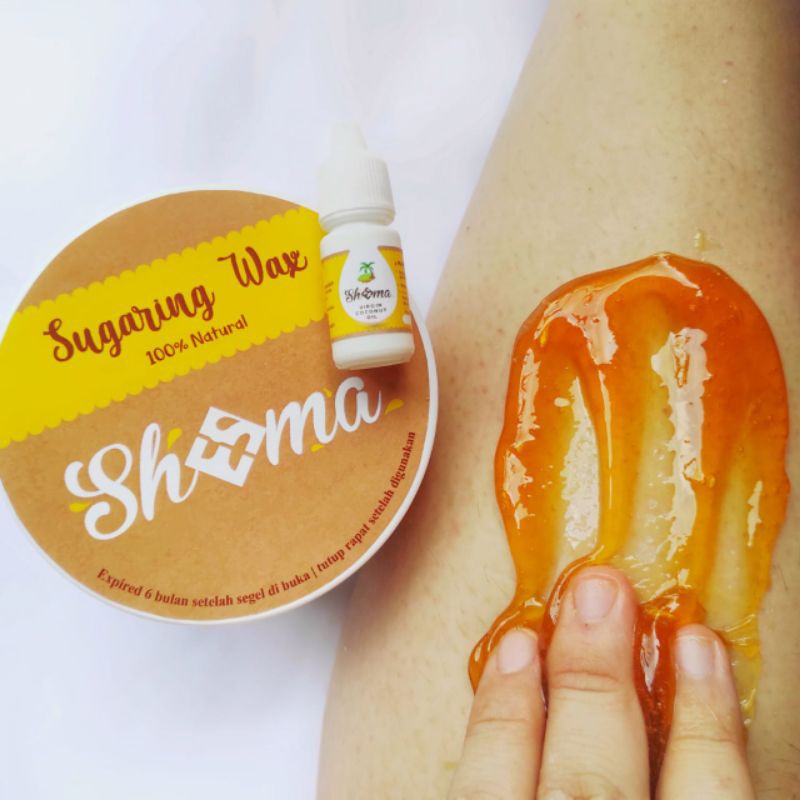 ( BPOM ) BIO SHEMA Sugaring Wax 300Gr + SERUM After Wax untuk Cabut Bulu Ketiak Kaki Sugar Paste Stripless