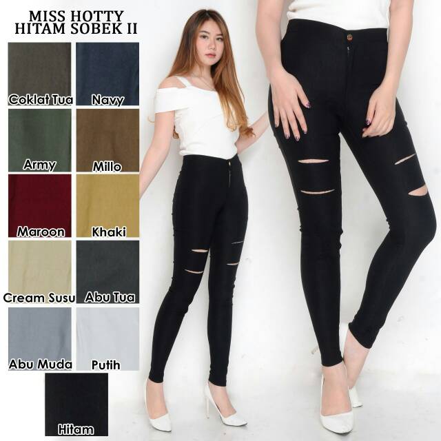 CELANA PANJANG JEGGING IMPORT SOBEK 2 27-30