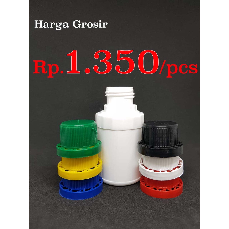 Botol Labor / AGRO / HDPE 125 ml TEBAL &amp; ANTI BOCOR