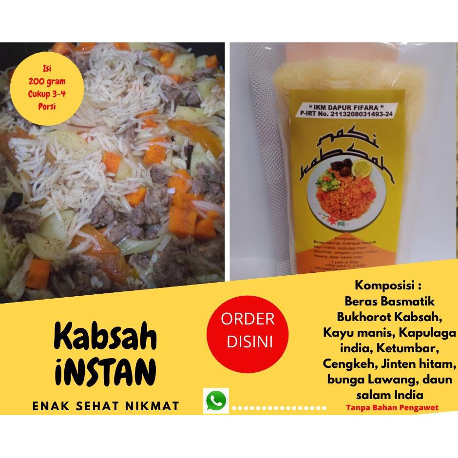

Nasi Kabsah Instan - Beras Basmati