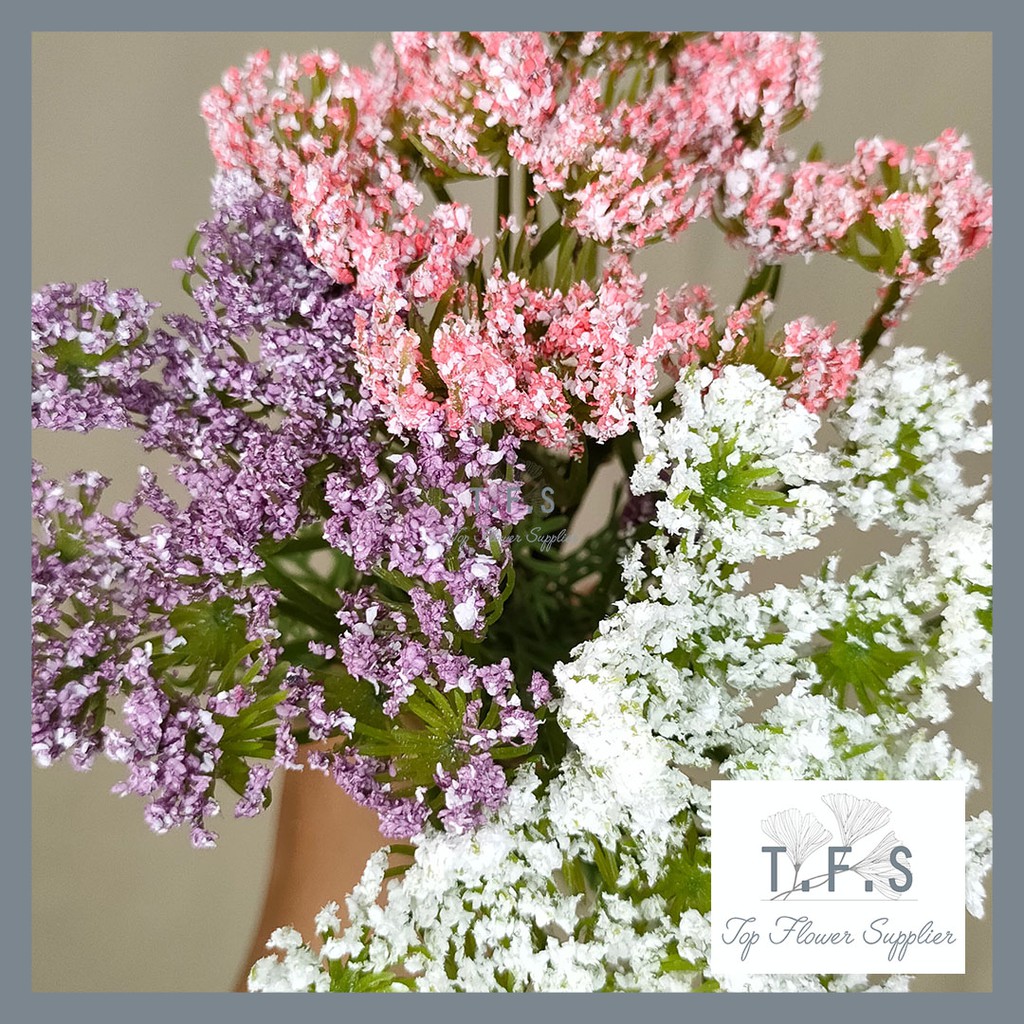 Artificial Rice Flower Tanaman Bunga Plastik Buatan Dekorasi Rumah Pesta Kantor-1