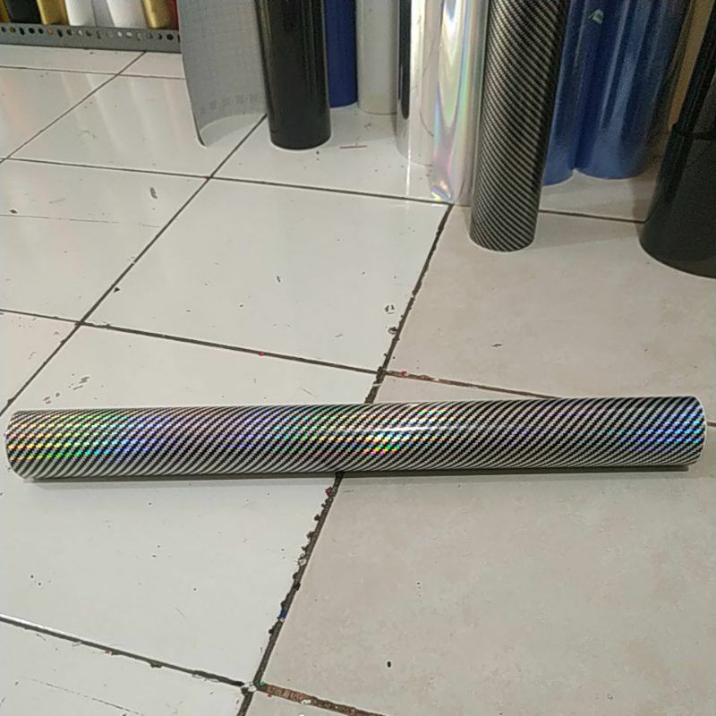 stiker Hologram, Karbon Kevlar