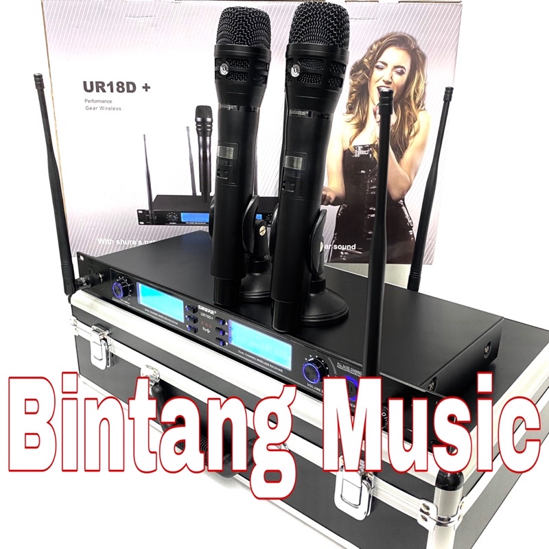 Mic wireless UR18D + free koper ur18d