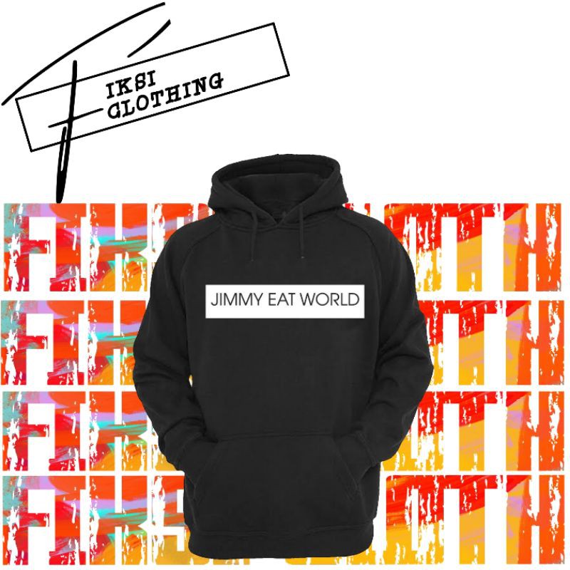 Jaket Sweater Hoodie Band Jimmy Eat World Script - Fiksi Clothing