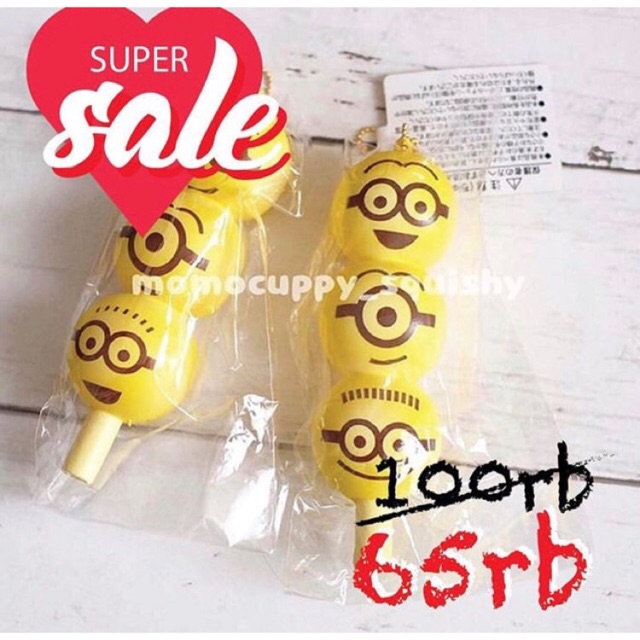 deffect squishy licensed minion strings (100% ORIGINAL JEPANG)